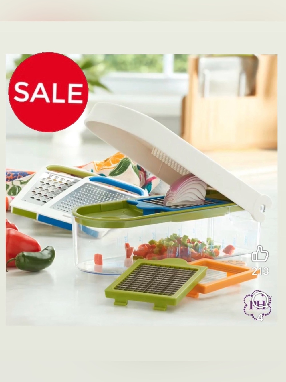 PRINCESS HOUSE VIDA SANA 3-in-1 Veggie Chopper set